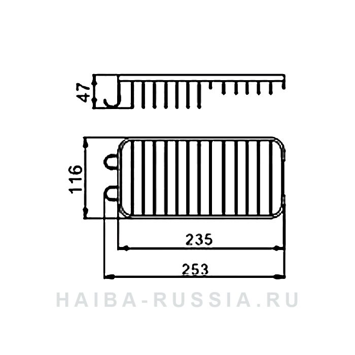 Полка-решетка Haiba HB338