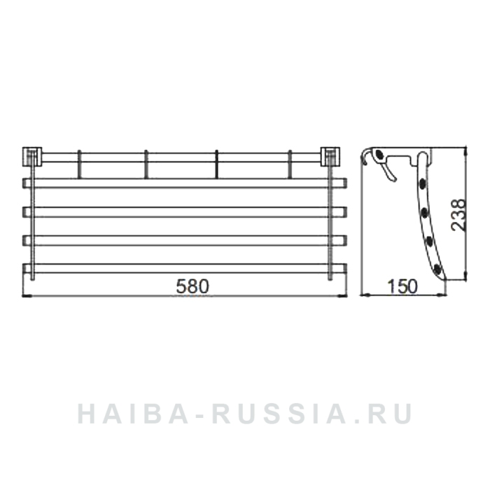 Полка для полотенец Haiba HB806