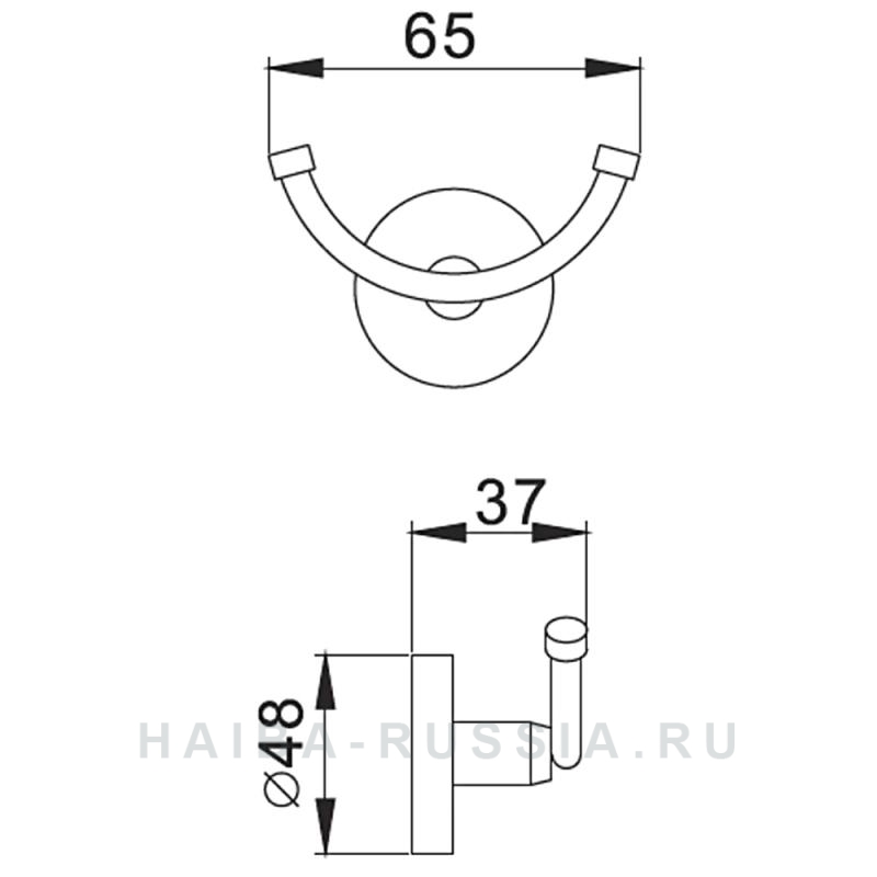 Крючок Haiba HB1705-2