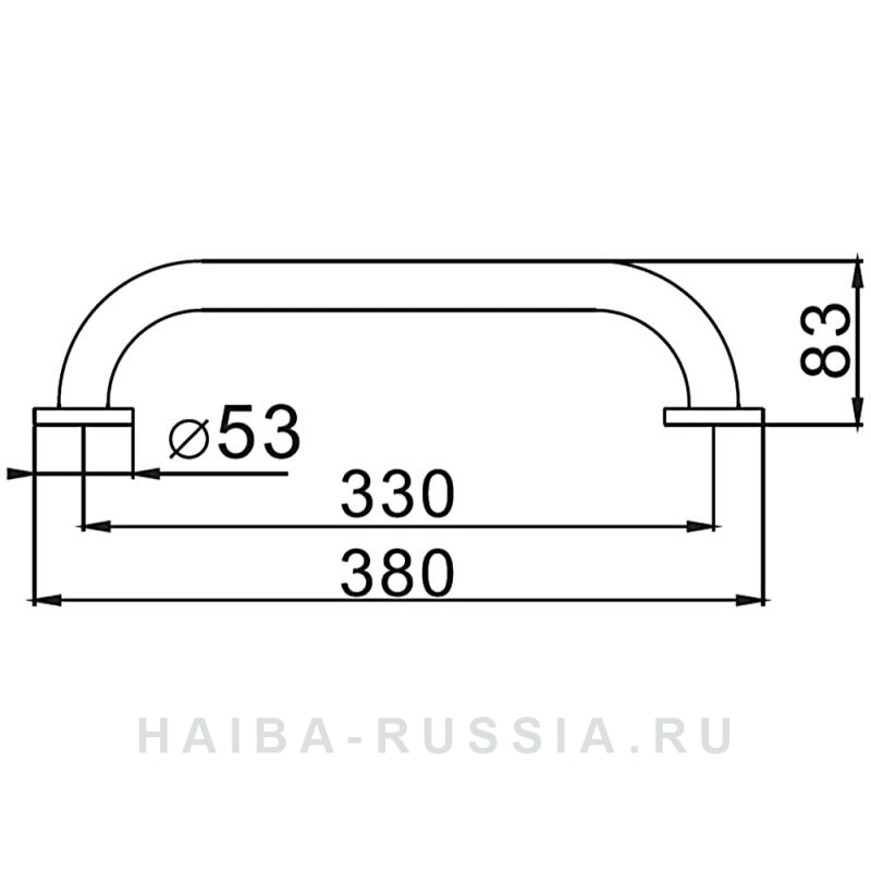 Поручень для ванной комнаты Haiba HB1718